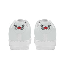 Load image into Gallery viewer, Ti Amo I love you - Exclusive Brand - Bleach - Skeleton Hands with Heart - Low Top Unisex Sneakers
