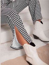 Load image into Gallery viewer, Checkered Blazer &amp; Slit Pants Set - Sizes S-XL Ti Amo I love you
