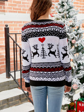 Load image into Gallery viewer, Christmas Round Neck Sweater - Sizes S-2XL Ti Amo I love you
