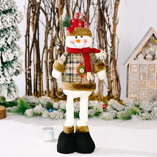 Load image into Gallery viewer, Christmas - Santa,  Reindeer, or Snowman - Telescopic Leg Doll Ti Amo I love you
