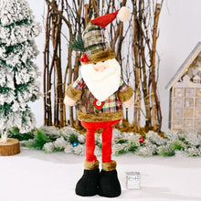 Load image into Gallery viewer, Christmas - Santa,  Reindeer, or Snowman - Telescopic Leg Doll Ti Amo I love you
