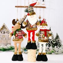 Load image into Gallery viewer, Christmas - Santa,  Reindeer, or Snowman - Telescopic Leg Doll Ti Amo I love you
