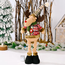 Load image into Gallery viewer, Christmas - Santa,  Reindeer, or Snowman - Telescopic Leg Doll Ti Amo I love you
