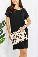 Load image into Gallery viewer, Come Along Animal Print Wristlet Ti Amo I love you
