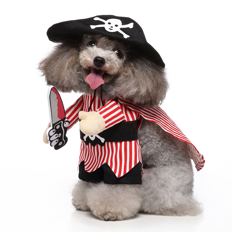 Cosplay funny Pet Standing Outfit - Dog Clothes - Upright Outfit Halloween Christmas Dress Up Pet Outfit Ti Amo I love you