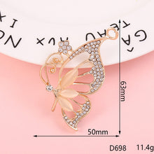 Load image into Gallery viewer, Creative beautiful butterfly DIY jewelry accessories flower  mobile phone shell stickers diamond material alloy diamond - hair accessories Ti Amo I love you
