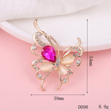 Load image into Gallery viewer, Creative beautiful butterfly DIY jewelry accessories flower  mobile phone shell stickers diamond material alloy diamond - hair accessories Ti Amo I love you
