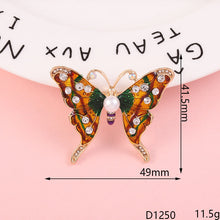 Load image into Gallery viewer, Creative beautiful butterfly DIY jewelry accessories flower  mobile phone shell stickers diamond material alloy diamond - hair accessories Ti Amo I love you
