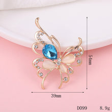 Load image into Gallery viewer, Creative beautiful butterfly DIY jewelry accessories flower  mobile phone shell stickers diamond material alloy diamond - hair accessories Ti Amo I love you
