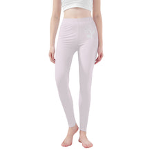 Load image into Gallery viewer, Ti Amo I love you - Exclusive Brand - Prim -  White Daisy -  Yoga Leggings
