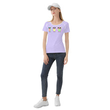 Load image into Gallery viewer, Ti Amo I love you - Exclusive Brand - Lilac - 3 Owls -  Women&#39;s T shirt
