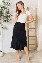 Load image into Gallery viewer, Culture Code Full Size High Waist Midi Skirt Ti Amo I love you
