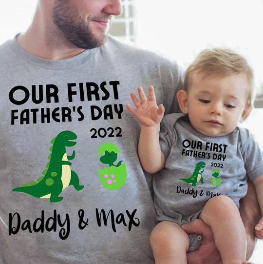 Custom Name Father's Day Shirt for Dad/Grandpa Ti Amo I love you