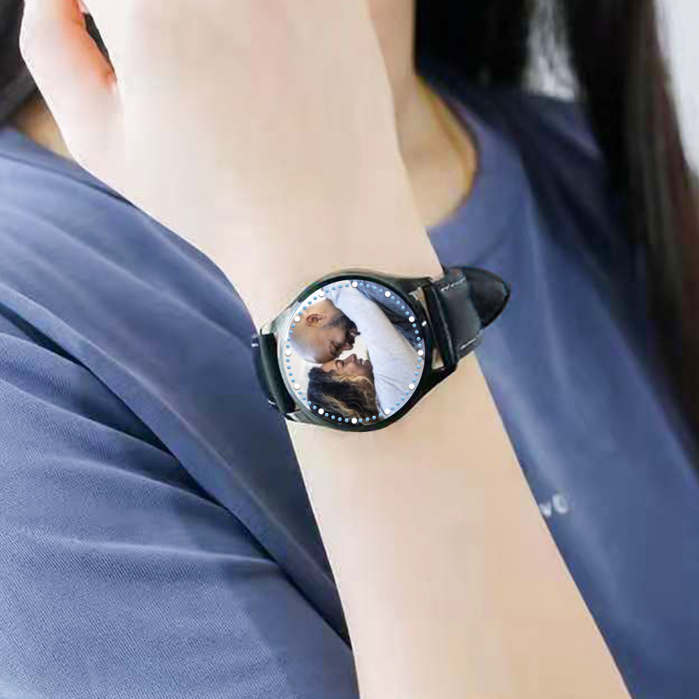 Custom Watch Black LED Touch Screen Watch Ti Amo I love you