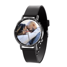 Load image into Gallery viewer, Custom Watch Classic Black Plastic Quartz Watches [PE Bag Packaging] Ti Amo I love you
