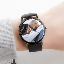 Load image into Gallery viewer, Custom Watch Classic Black Plastic Quartz Watches [PE Bag Packaging] Ti Amo I love you
