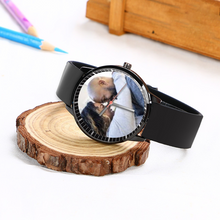 Load image into Gallery viewer, Custom Watch Classic Black Plastic Quartz Watches [PE Bag Packaging] Ti Amo I love you
