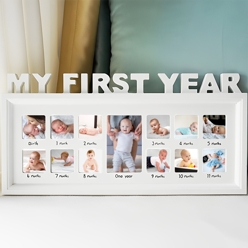 Customize your Baby's First Year Pictures - Baby Photos Album - 13 Pictures Ti Amo I love you