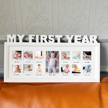 Load image into Gallery viewer, Customize your Baby&#39;s First Year Pictures - Baby Photos Album - 13 Pictures Ti Amo I love you
