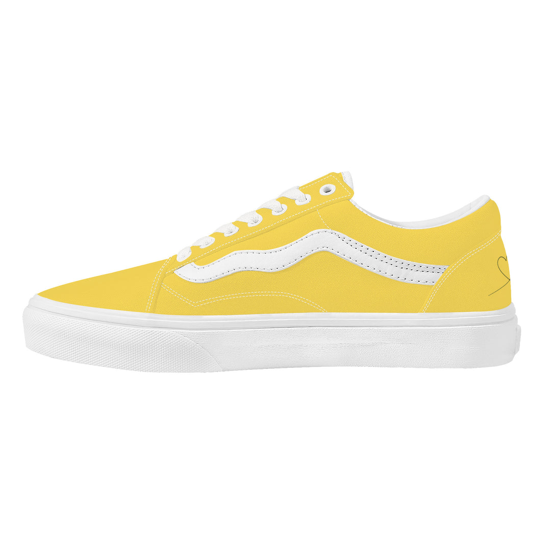 Ti Amo I love you - Exclusive Brand - Mustard Yellow - Low Top Flat Sneaker
