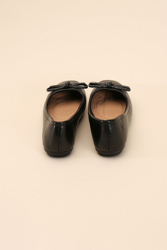 DOROTHY Bow Ballet Flats - Sizes 5.5-9 Ti Amo I love you