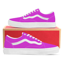 Load image into Gallery viewer, Ti Amo I love you - Exclusive Brand - Bright Orchid - Low Top Flat Sneaker
