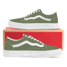 Load image into Gallery viewer, Ti Amo I love you - Exclusive Brand - Ash Olive - Low Top Flat Sneaker
