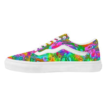 Load image into Gallery viewer, Ti Amo I love you - Exclusive Brand - Rainbow Kaleidoscope - Low Top Flat Sneaker
