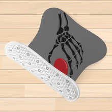 Load image into Gallery viewer, Ti Amo I love you - Exclusive Brand - Dove Gray - Skeleton Hands with Heart  - Big Paws Pet Rug
