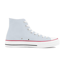 Load image into Gallery viewer, Ti Amo I love you - Exclusive Brand - Mystic - White Daisy - High Top Canvas Shoes - White  Soles
