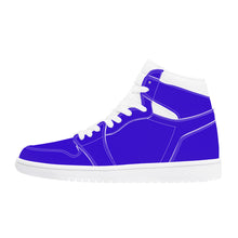 Load image into Gallery viewer, Ti Amo I love you - Exclusive Brand - Violet Blue - High Top Synthetic Leather Sneakers
