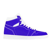 Load image into Gallery viewer, Ti Amo I love you - Exclusive Brand - Violet Blue - High Top Synthetic Leather Sneakers
