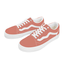 Load image into Gallery viewer, Ti Amo I love you - Exclusive Brand - Dark Peach - Low Top Flat Sneaker
