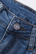 Load image into Gallery viewer, Distressed Straight Jeans with Pockets Ti Amo I love you
