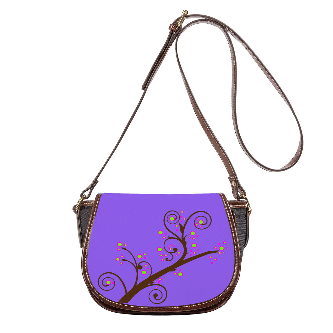 Ti Amo I love you - Exclusive Brand - Heliotrope 3 - Branch - Saddle Bag