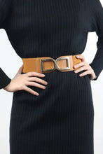 Load image into Gallery viewer, Double D Buckle PU Belt Ti Amo I love you
