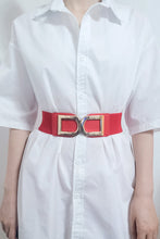 Load image into Gallery viewer, Double D Buckle PU Belt Ti Amo I love you
