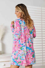 Load image into Gallery viewer, Double Take Floral Open Front Long Sleeve Cardigan Ti Amo I love you
