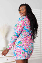 Load image into Gallery viewer, Double Take Floral Open Front Long Sleeve Cardigan Ti Amo I love you
