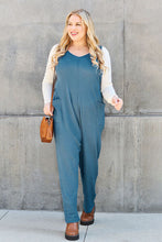 Load image into Gallery viewer, Double Take Full Size Sleeveless Straight Jumpsuit Ti Amo I love you
