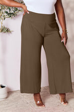 Load image into Gallery viewer, Double Take Full Size Smocked Wide Waistband Wide Leg Pants Ti Amo I love you
