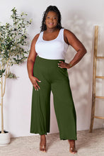 Load image into Gallery viewer, Double Take Full Size Smocked Wide Waistband Wide Leg Pants Ti Amo I love you
