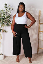 Load image into Gallery viewer, Double Take Full Size Smocked Wide Waistband Wide Leg Pants Ti Amo I love you
