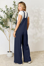 Load image into Gallery viewer, Double Take Full Size Wide Strap Overall with Pockets Ti Amo I love you
