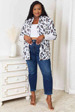 Load image into Gallery viewer, Double Take Leopard Long Sleeve Cardigan - Sizes S-2XL Ti Amo I love you
