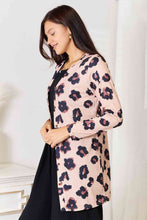 Load image into Gallery viewer, Double Take Printed Button Front Longline Cardigan - Sizes S-XL Ti Amo I love you
