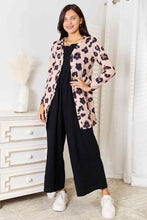 Load image into Gallery viewer, Double Take Printed Button Front Longline Cardigan - Sizes S-XL Ti Amo I love you
