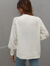 Load image into Gallery viewer, Double Take Rib-Knit Plunge Raglan Sleeve Cardigan Ti Amo I love you
