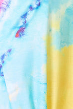 Load image into Gallery viewer, Double Take Tie-Dye V-Neck Twisted Dress Ti Amo I love you
