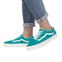 Load image into Gallery viewer, Ti Amo I love you - Exclusive Brand - Persian Green - Low Top Flat Sneaker
